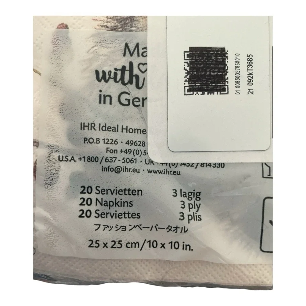IHR - Hedgehog Paper Napkins (3-Ply) -‎ 100 Ct Party Tableware